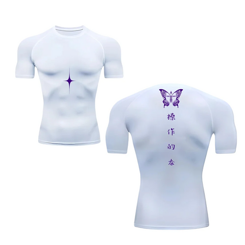 Compression Shirts for Men Gym Workout Running Tshirt Summer Athletic Quick Dry Tees Tops Short Sleeve Rash Guard  mens t shirt